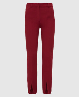 Victoria Beckham: Бордовые брюки 
