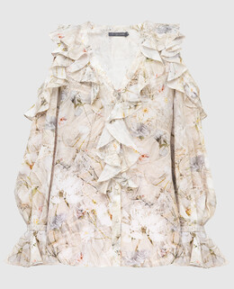 Alexander McQueen: Бежевая блуза 