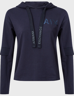 ARMANI EXCHANGE: Трикотажная толстовка 
