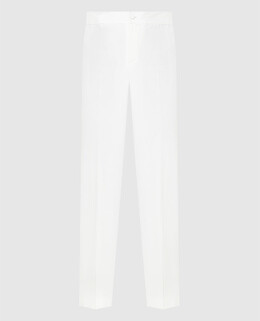 Lanvin: Белые брюки 