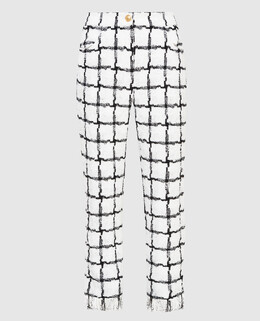 Balmain: Білі брюки 