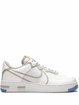 Nike: Белые кроссовки  Air Force 1 React