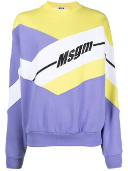 MSGM: Свитшот с абстрактным принтом 