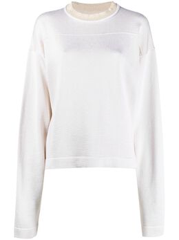 Jil Sander: Двухцветный свитер 