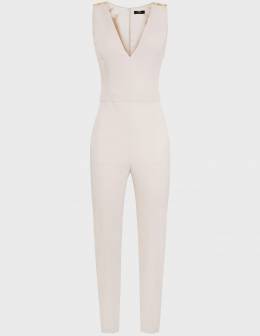 ELISABETTA FRANCHI: Бежевый комбинезон 
