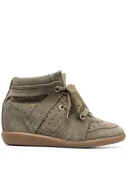 Isabel Marant: Зелёные кроссовки  Bobby