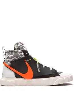 Nike: Чёрные кроссовки  Blazer Mid