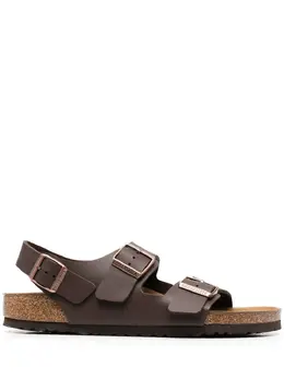 Birkenstock: Коричневые сандалии  Milano