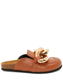 J.W. Anderson: Коричневые туфли  Chain Loafer