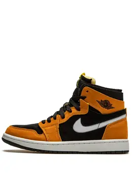 Jordan: Чёрные кроссовки  Air Jordan 1 Zoom