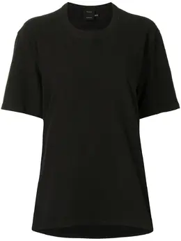 Proenza Schouler: Чёрная футболка  Eco