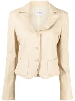 Giorgio Armani Pre-Owned: Кожаная куртка 