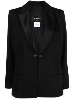 Chanel Pre-Owned: Чёрная куртка 