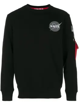 Alpha Industries: Чёрный свитшот 