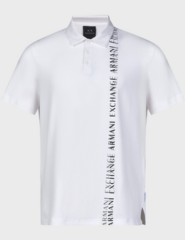 ARMANI EXCHANGE: Білі поло 