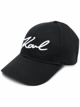 Karl Lagerfeld: Чёрная кепка  Signature