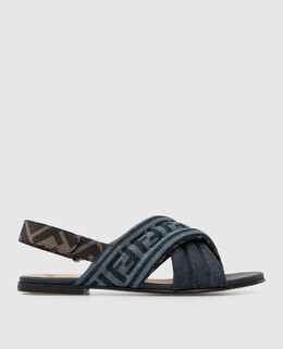 Fendi: Сандалии 