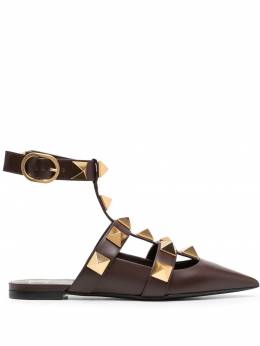 Valentino Garavani: Коричневые туфли 