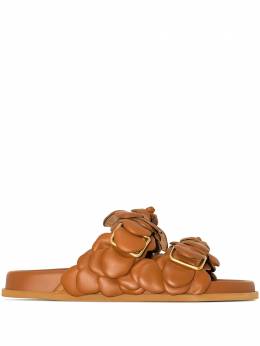Valentino Garavani: Коричневые сандалии 