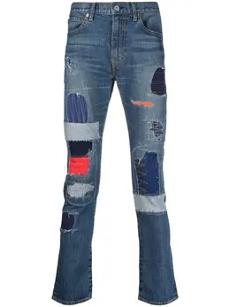 Junya Watanabe MAN: Голубые джинсы 
