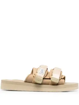 Suicoke: Бежевые сандалии 