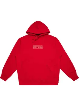 Supreme: Красная толстовка  Kaws Chalk