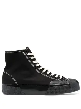 Superga: Чёрные кроссовки 