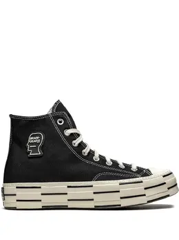 Converse: Чёрные кроссовки  Chuck 70 Hi
