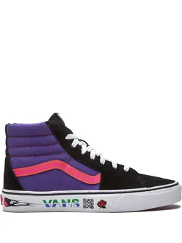 Vans: Чёрные кроссовки  Sk8-Hi