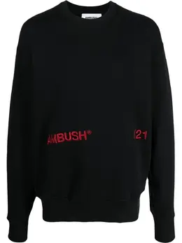 AMBUSH: Чёрный свитшот 