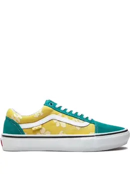 Vans: Зелёные кроссовки  Skate Old Skool