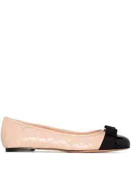 Salvatore Ferragamo: Розовые балетки 