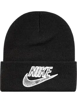 Supreme: Шапка  Nike с принтом