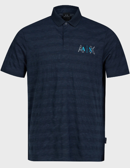 ARMANI EXCHANGE: Сині поло 