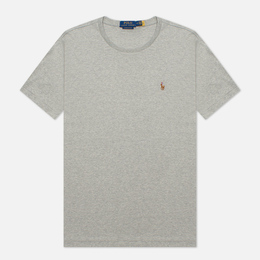 Polo Ralph Lauren: Серая футболка 