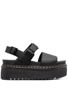 Dr. Martens: Чёрные сандалии 