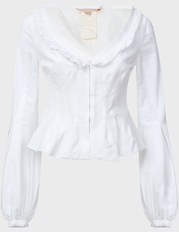 BROCK COLLECTION: Белая блуза 