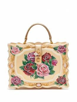 Dolce & Gabbana: Многоцветная сумка на руку  Dolce Box