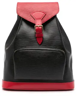 Louis Vuitton: Чёрный рюкзак 