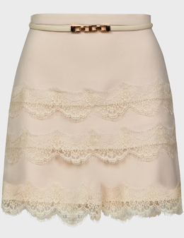 ELISABETTA FRANCHI: Бежевая юбка 