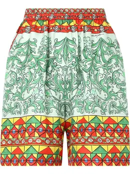 Dolce & Gabbana: Шорты  Carretto с геометрическим принтом