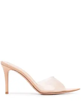 Gianvito Rossi: Прозрачные сабо  Elle