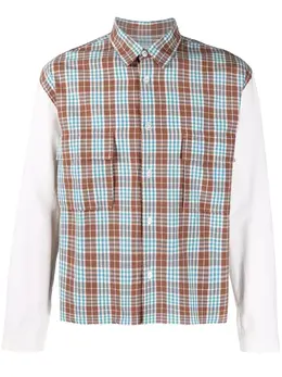 Comme Des Garçons Pre-Owned: Коричневая рубашка 
