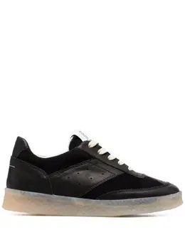 MM6 Maison Margiela: Чёрные кроссовки 