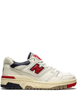 New Balance: Синие кроссовки  550