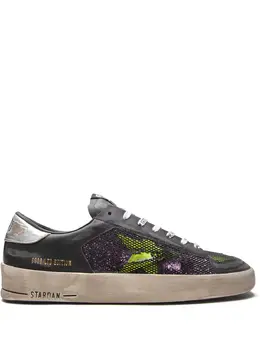 Golden Goose: Чёрные кроссовки  Stardan