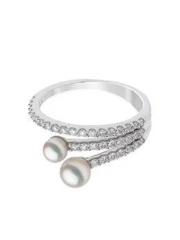 Yoko London: Кольцо  Sleek Akoya