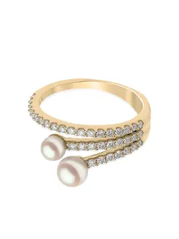 Yoko London: Кольцо  Sleek Akoya