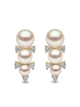Yoko London: Серьги  Sleek Akoya