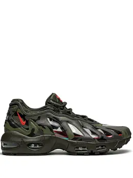 Nike: Зелёные кроссовки  Air Max 96